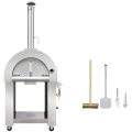 Hyxion Pizza Oven outdoor kitchen grill bbq smoker sliding window grill design bbq grill with bbq tools